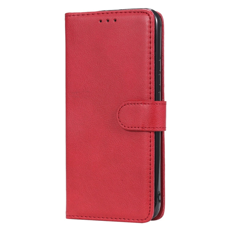 For Huawei P Smart Z / Y9 Prime (2019) Solid Color Horizontal Flip Protective Case with Holder & Card Slots & Wallet & Photo Frame & Lanyard(Red) - Huawei Cases by buy2fix | Online Shopping UK | buy2fix