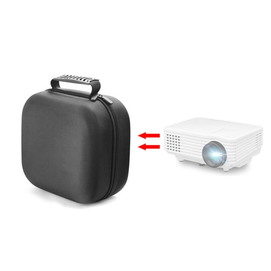 For Rigal RD-805 Smart Projector Protective Storage Bag(Black) - Accessories & Parts by buy2fix | Online Shopping UK | buy2fix
