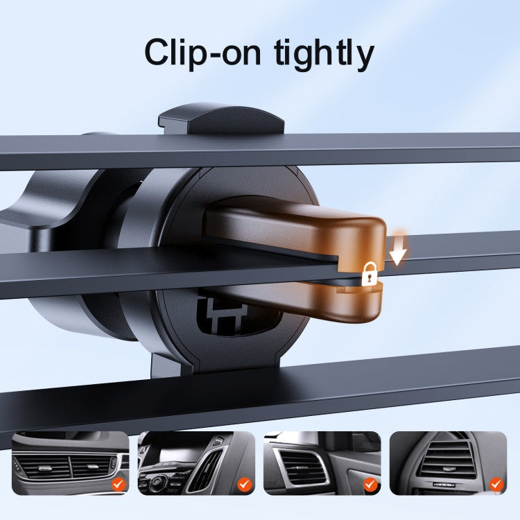 JOYROOM JR-ZS283 Air Vent Car Phone Holder(Black) - Universal Car Holders by JOYROOM | Online Shopping UK | buy2fix