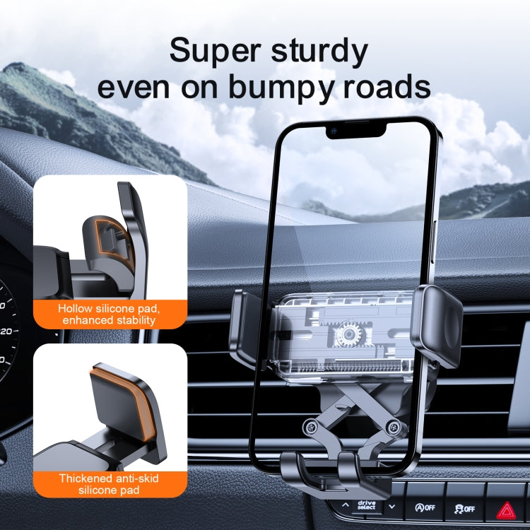 JOYROOM JR-ZS283 Air Vent Car Phone Holder(Black) - Universal Car Holders by JOYROOM | Online Shopping UK | buy2fix