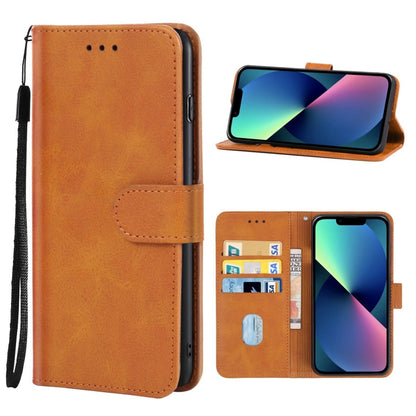 For iPhone 13 mini Leather Phone Case (Brown) - iPhone 13 mini Cases by buy2fix | Online Shopping UK | buy2fix