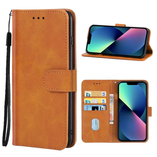 For iPhone 13 mini Leather Phone Case (Brown) - iPhone 13 mini Cases by buy2fix | Online Shopping UK | buy2fix