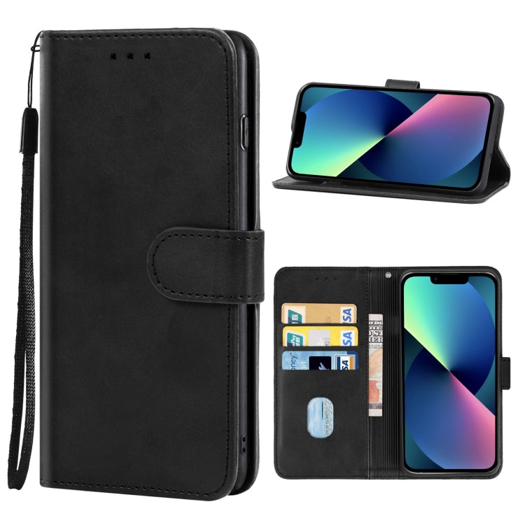 For iPhone 13 mini Leather Phone Case (Black) - iPhone 13 mini Cases by buy2fix | Online Shopping UK | buy2fix