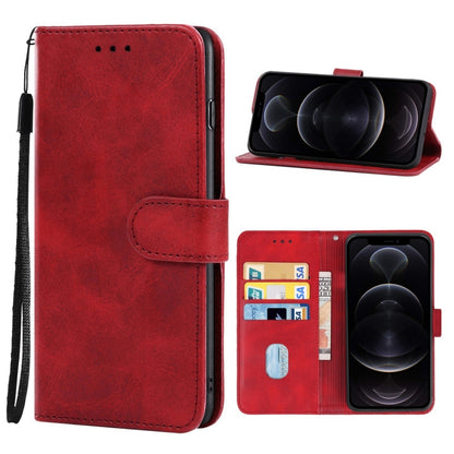 For iPhone 12 Pro Leather Phone Case(Red) - iPhone 12 / 12 Pro Cases by buy2fix | Online Shopping UK | buy2fix