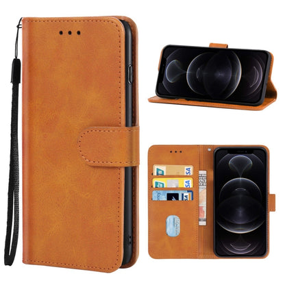 For iPhone 12 Pro Leather Phone Case(Brown) - iPhone 12 / 12 Pro Cases by buy2fix | Online Shopping UK | buy2fix