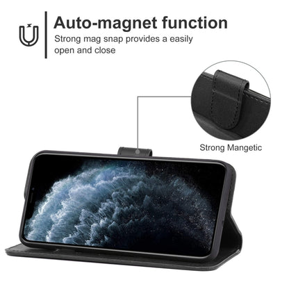 For iPhone 11 Pro Max Leather Phone Case (Black) - iPhone 11 Pro Max Cases by buy2fix | Online Shopping UK | buy2fix