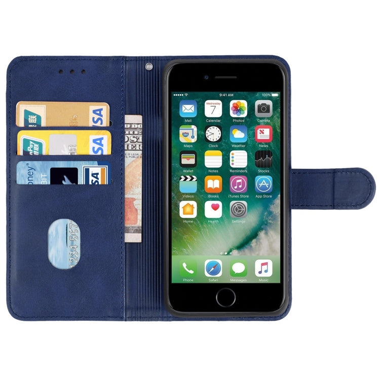 For iPhone SE 2022 / SE 2020 / 8 / 7 Leather Phone Case(Blue) - iPhone SE 2022 / 2020 / 8 / 7 Cases by buy2fix | Online Shopping UK | buy2fix