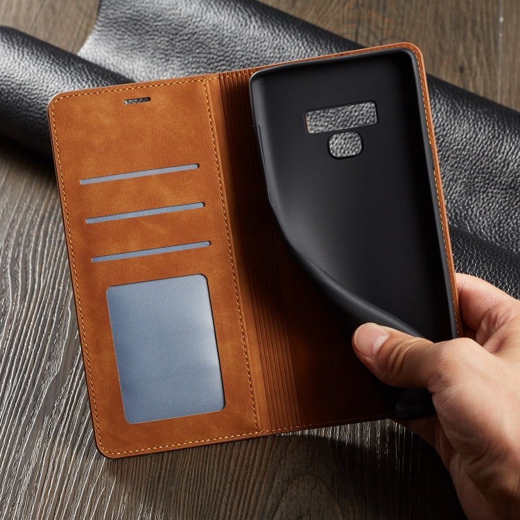For Galaxy Note9 Forwenw Dream Series Oil Edge Strong Magnetism Horizontal Flip Leather Case with Holder & Card Slots & Wallet & Photo Frame(Black) - Galaxy Phone Cases by Forwenw | Online Shopping UK | buy2fix
