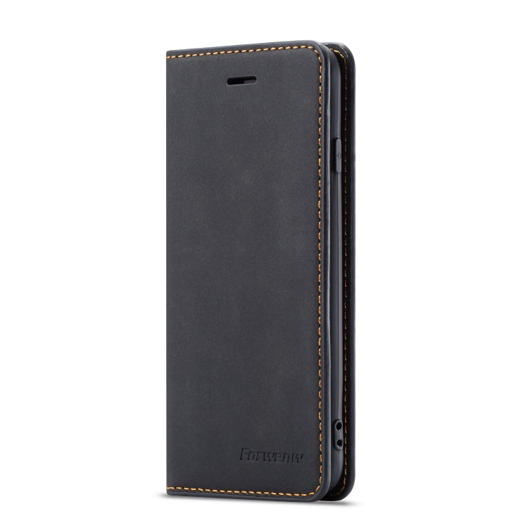 For iPhone SE 2022 / SE 2020 / 8 / 7 Forwenw Dream Series Oil Edge Strong Magnetism Horizontal Flip Leather Case with Holder & Card Slots & Wallet & Photo Frame(Black) - iPhone SE 2022 / 2020 / 8 / 7 Cases by LC.IMEEKE | Online Shopping UK | buy2fix
