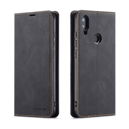 For Xiaomi Redmi Note 7 Pro Forwenw Dream Series Oil Edge Strong Magnetism Horizontal Flip Leather Case with Holder & Card Slots & Wallet & Photo Frame(Black) - Xiaomi Cases by Forwenw | Online Shopping UK | buy2fix