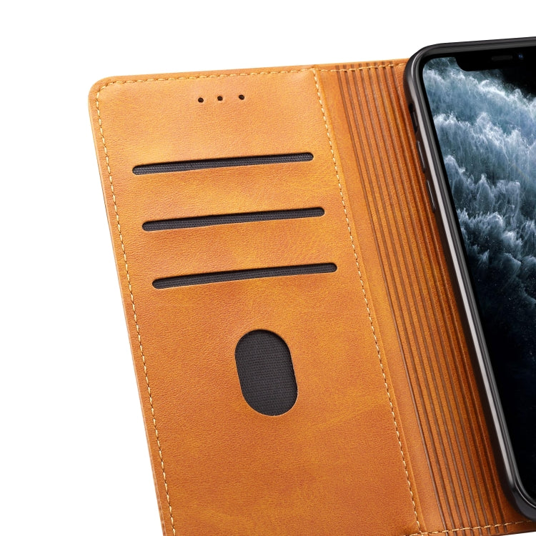 For iPhone 11 GUSSIM Magnetic Horizontal Flip Leather Case with Holder & Card Slots & & Wallet(Blue) - iPhone 11 Pro Max Cases by GUSSIM | Online Shopping UK | buy2fix
