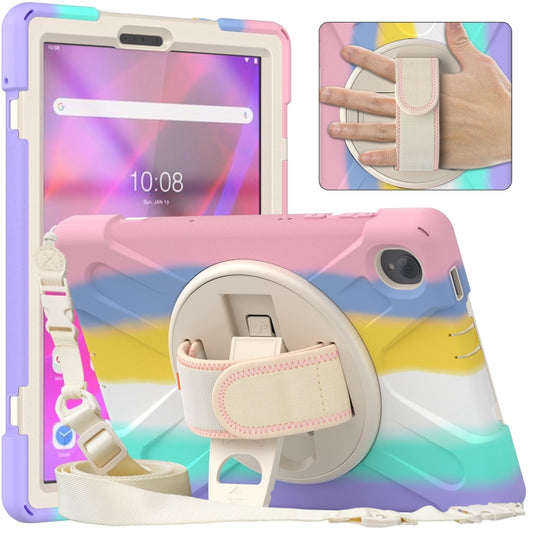 For Lenovo Tab K10 / M10 Plus Silicone + PC Protective Tablet Case(Colorful Pink) - Lenovo by buy2fix | Online Shopping UK | buy2fix