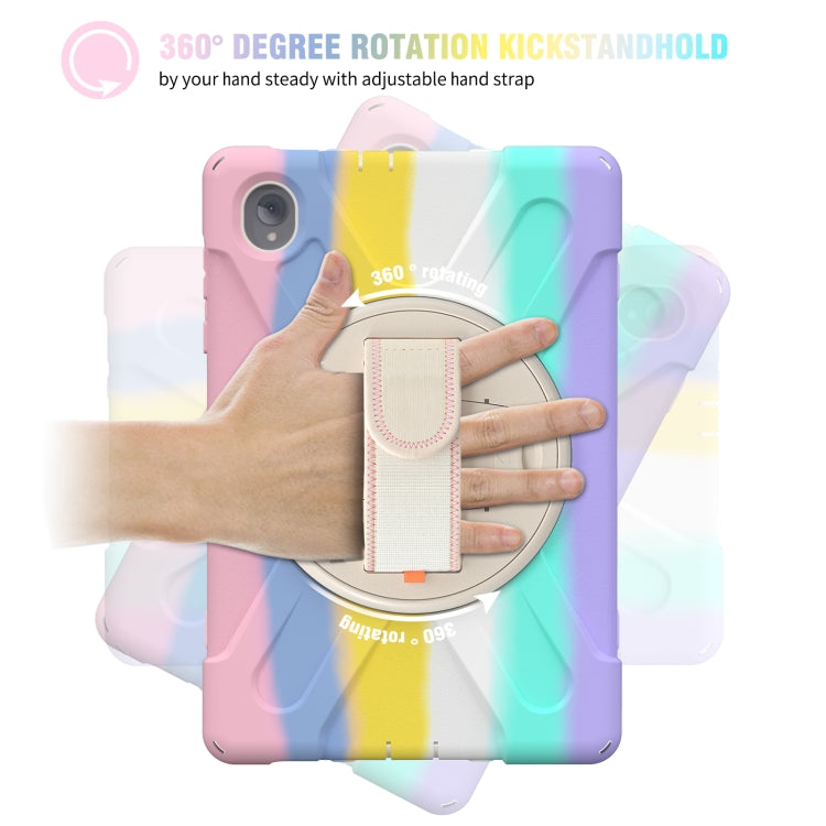 For Lenovo Tab K10 / M10 Plus Silicone + PC Protective Tablet Case(Colorful Pink) - Lenovo by buy2fix | Online Shopping UK | buy2fix