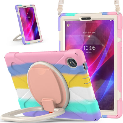 For Lenovo Tab K10 / M10 Plus Silicone + PC Protective Tablet Case(Colorful Pink) - Lenovo by buy2fix | Online Shopping UK | buy2fix