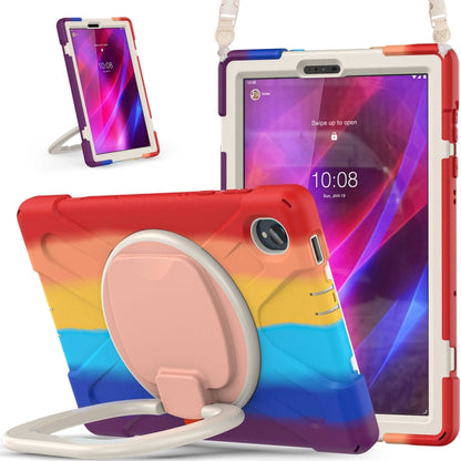 For Lenovo Tab K10 / M10 Plus Silicone + PC Protective Tablet Case(Colorful Red) - Lenovo by buy2fix | Online Shopping UK | buy2fix