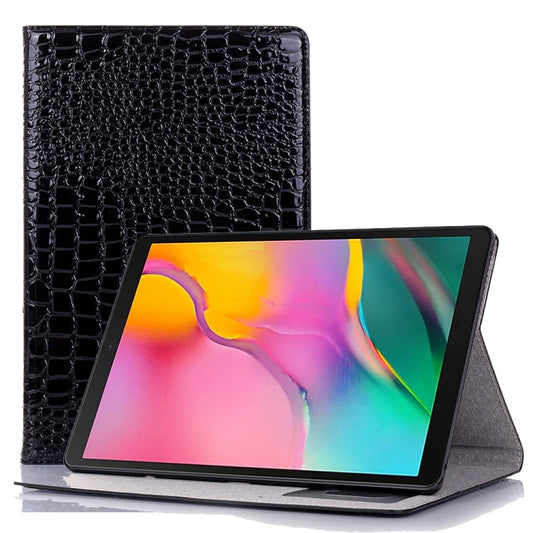 For Samsung Galaxy Tab A7 Lite T220/T225 Crocodile Texture Leather Tablet Case(Black) - Tab A7 Lite T220 / T225 by buy2fix | Online Shopping UK | buy2fix
