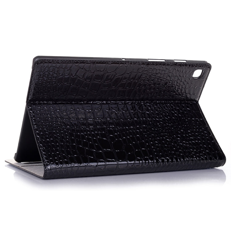 For Samsung Galaxy Tab A7 Lite T220/T225 Crocodile Texture Leather Tablet Case(Black) - Tab A7 Lite T220 / T225 by buy2fix | Online Shopping UK | buy2fix
