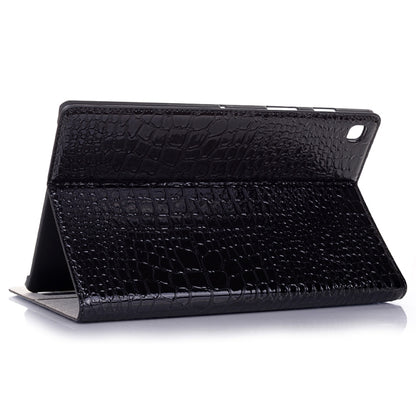 For Samsung Galaxy Tab A7 Lite T220/T225 Crocodile Texture Leather Tablet Case(Black) - Tab A7 Lite T220 / T225 by buy2fix | Online Shopping UK | buy2fix