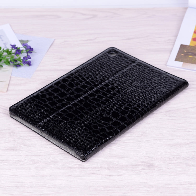 For Samsung Galaxy Tab A7 Lite T220/T225 Crocodile Texture Leather Tablet Case(Black) - Tab A7 Lite T220 / T225 by buy2fix | Online Shopping UK | buy2fix