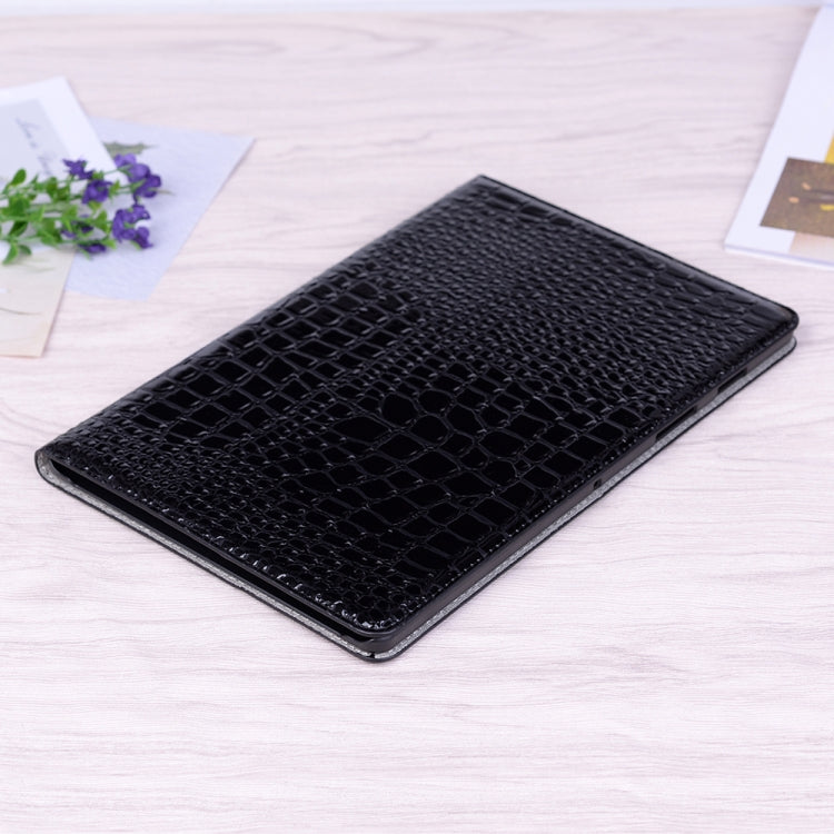 For Samsung Galaxy Tab A7 T500 Crocodile Texture Leather Tablet Case(Black) - Other Galaxy Tab PC by buy2fix | Online Shopping UK | buy2fix