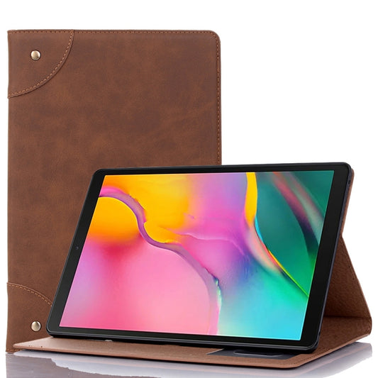 For Samsung Galaxy Tab A7 Lite T220/T225 Retro Leather Tablet Case(Light Brown) - Tab A7 Lite T220 / T225 by buy2fix | Online Shopping UK | buy2fix
