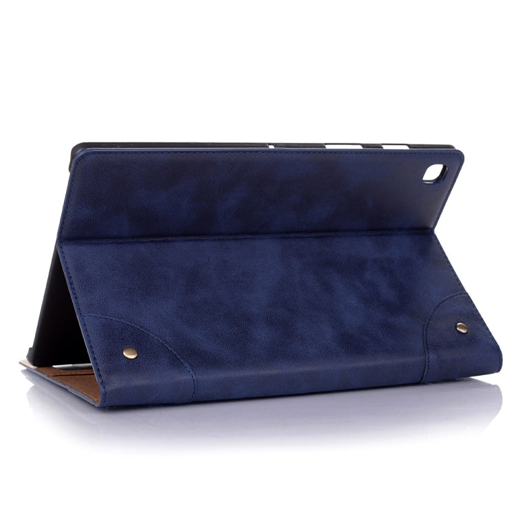 For Samsung Galaxy Tab A7 Lite T220/T225 Retro Leather Tablet Case(Blue) - Tab A7 Lite T220 / T225 by buy2fix | Online Shopping UK | buy2fix