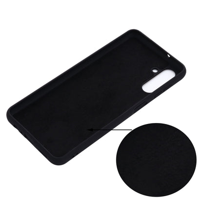 For Samsung Galaxy A13 5G Pure Color Liquid Silicone Phone Case(Black) by buy2fix