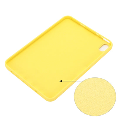 For iPad mini 6 / mini 2024 Solid Color Liquid Silicone Dropproof Full Coverage Tablet Case(Yellow) - iPad mini 6 Cases by buy2fix | Online Shopping UK | buy2fix