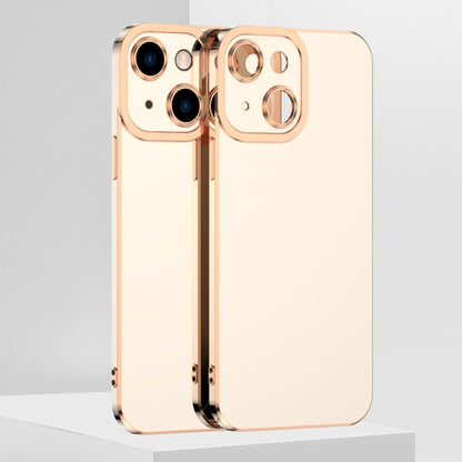For iPhone 13 6D Electroplated TPU Phone Case(White) - iPhone 13 Cases by buy2fix | Online Shopping UK | buy2fix