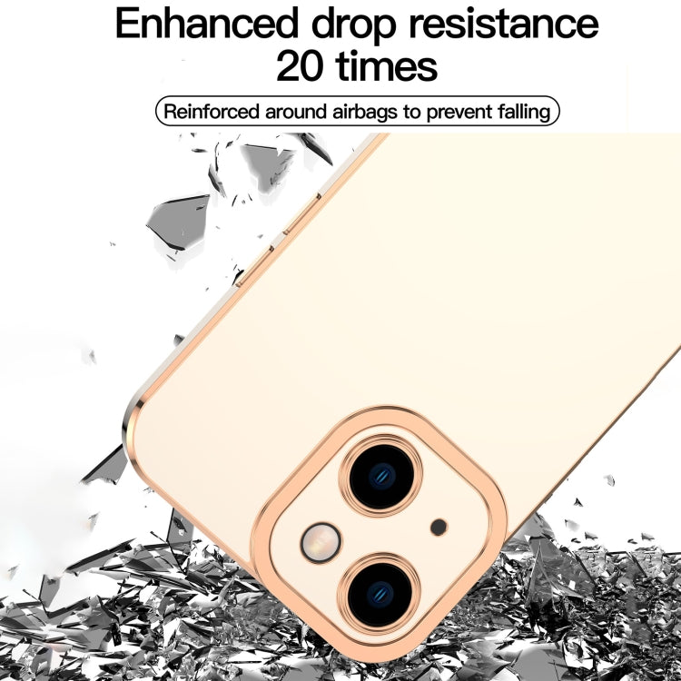 For iPhone 13 Pro 6D Electroplated TPU Phone Case (White) - iPhone 13 Pro Cases by buy2fix | Online Shopping UK | buy2fix