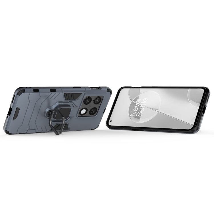 For OnePlus 10 Pro 5G PC + TPU Shockproof Phone Case(Navy Blue) - OnePlus Cases by buy2fix | Online Shopping UK | buy2fix
