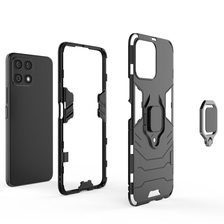 For Honor X30i PC + TPU Shockproof Phone Case(Black) - Honor Cases by buy2fix | Online Shopping UK | buy2fix