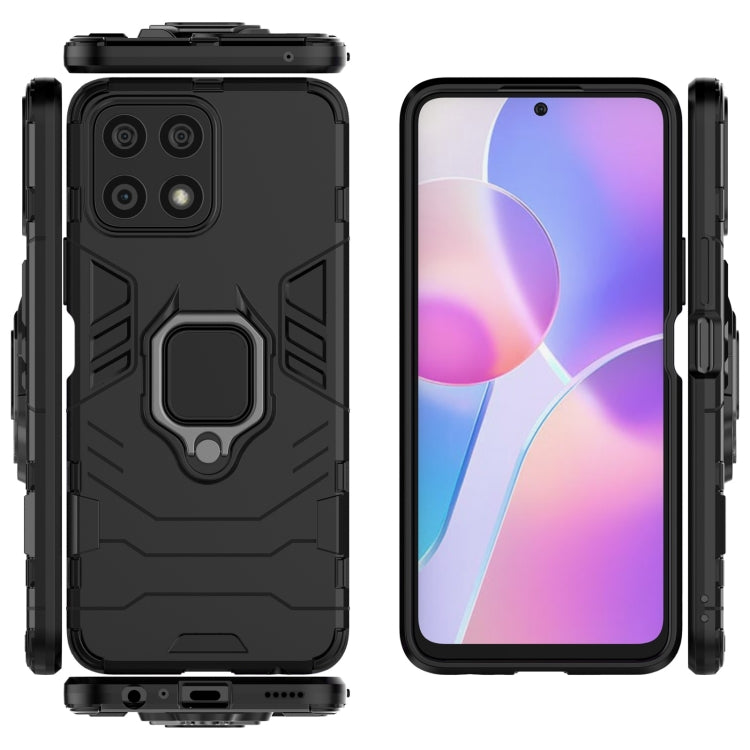 For Honor X30i PC + TPU Shockproof Phone Case(Black) - Honor Cases by buy2fix | Online Shopping UK | buy2fix