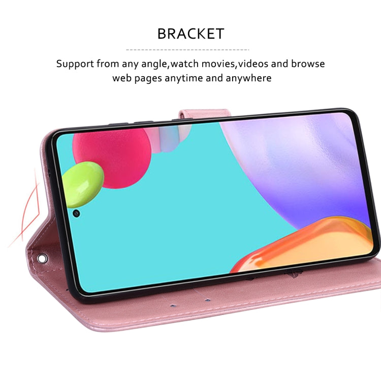 For Honor 50 Rose Embossed Leather Phone Case(Rose Gold) - Honor Cases by buy2fix | Online Shopping UK | buy2fix