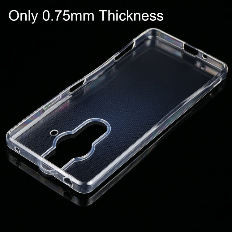For Sony Xperia Pro-I 0.75mm Ultra-thin Transparent TPU Soft Phone Case by buy2fix