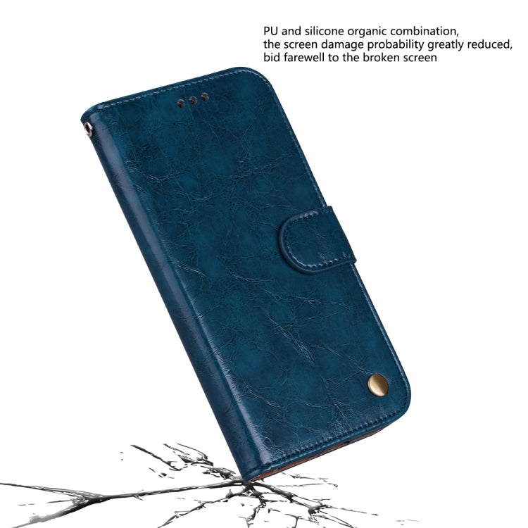 For Samsung Galaxy S22 Ultra 5G Oil Wax Texture Leather Phone Case(Black) - Galaxy S22 Ultra 5G Cases by buy2fix | Online Shopping UK | buy2fix
