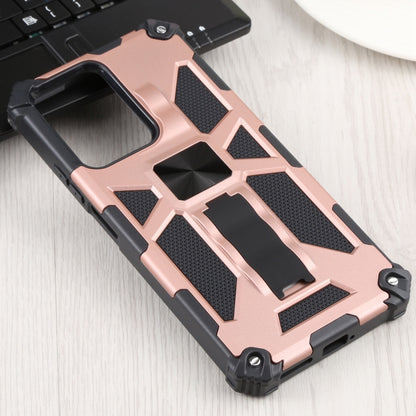 For Xiaomi Mi 11T / 11T Pro Shockproof TPU + PC Magnetic Protective Phone Case with Holder(Rose Gold) - Xiaomi Cases by buy2fix | Online Shopping UK | buy2fix