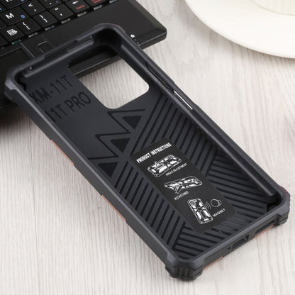 For Xiaomi Mi 11T / 11T Pro Shockproof TPU + PC Magnetic Protective Phone Case with Holder(Rose Gold) - Xiaomi Cases by buy2fix | Online Shopping UK | buy2fix