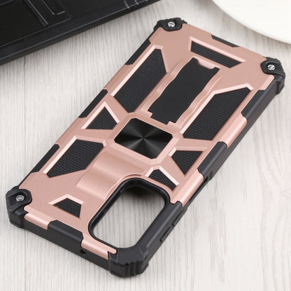 Shockproof TPU + PC Magnetic Protective Phone Case with Holder For Samsung Galaxy A13 4G/Galaxy A13 5G /Galaxy A13 Lite/GalaxyA04/Galaxy A04S/Galaxy A04E 4G(Rose Gold) by buy2fix