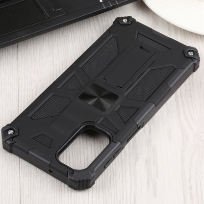 Shockproof TPU + PC Magnetic Protective Phone Case with Holder For Samsung Galaxy A13 4G/Galaxy A13 5G /Galaxy A13 Lite/Galaxy A04/Galaxy A04S/Galaxy A04E 4G(Black) by buy2fix