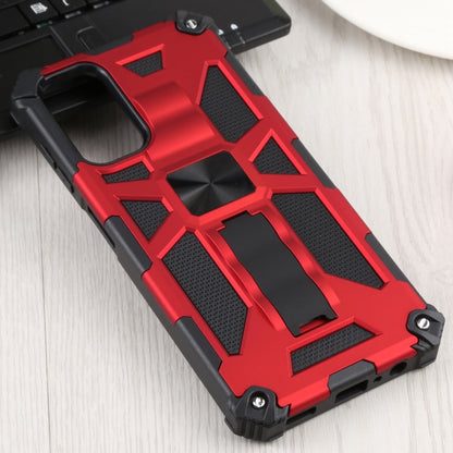 Shockproof TPU + PC Magnetic Protective Phone Case with Holder For Samsung Galaxy A13 4G/Galaxy A13 5G /Galaxy A13 Lite/Galaxy A04/Galaxy A04S/Galaxy A04E 4G(Red) by buy2fix