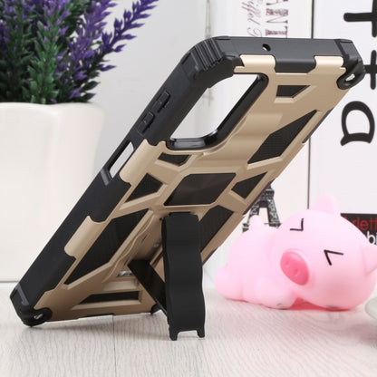 Shockproof TPU + PC Magnetic Protective Phone Case For Samsung Galaxy A13 4G/Galaxy A13 5G /Galaxy A13 Lite/Galaxy A04/Galaxy A04S/Galaxy A04E 4G (Gold) by buy2fix