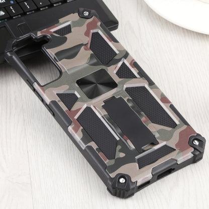 For Samsung Galaxy S22+ 5G Camouflage Armor Kickstand TPU + PC Magnetic Phone Case(Army Green) - Galaxy S22+ 5G Cases by buy2fix | Online Shopping UK | buy2fix