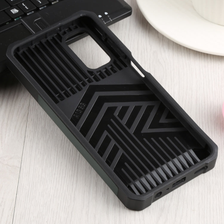 Sliding Camera Cover Design PC + TPU Shockproof Phone Case with Ring Holder & Card Slot For Samsung Galaxy A13 4G/Galaxy A13 5G /Galaxy A13 Lite/Galaxy A04/Galaxy A04S/Galaxy A04E 4G(Dark Green) by buy2fix