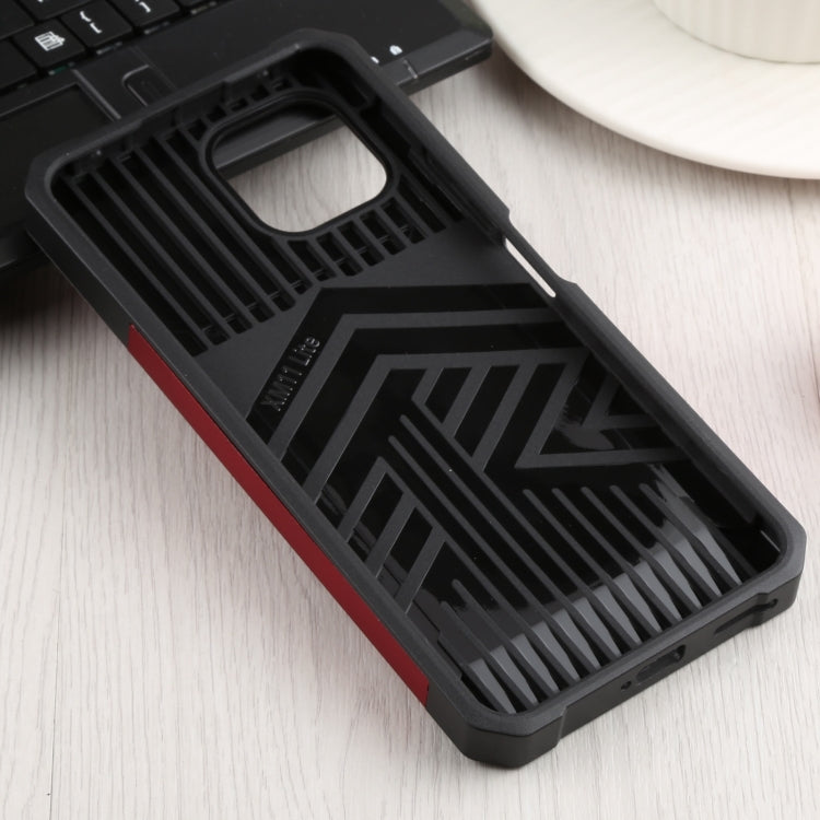 For Xiaomi Mi 11 Lite Sliding Camera Cover Design PC + TPU Shockproof Phone Case with Ring Holder & Card Slot(Red) - Xiaomi Cases by buy2fix | Online Shopping UK | buy2fix