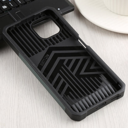 For Xiaomi Mi 11 Lite Sliding Camera Cover Design PC + TPU Shockproof Phone Case with Ring Holder & Card Slot(Dark Green) - Xiaomi Cases by buy2fix | Online Shopping UK | buy2fix