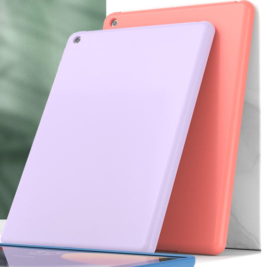 For iPad 10.2 2021 / 2020 / 2019 Mutural Silicone Microfiber Tablet Case(Light Blue) - iPad 10.2 Cases by Mutural | Online Shopping UK | buy2fix