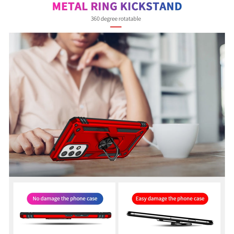 For Samsung Galaxy A53 5G Shockproof TPU + PC Phone Case(Red) by buy2fix