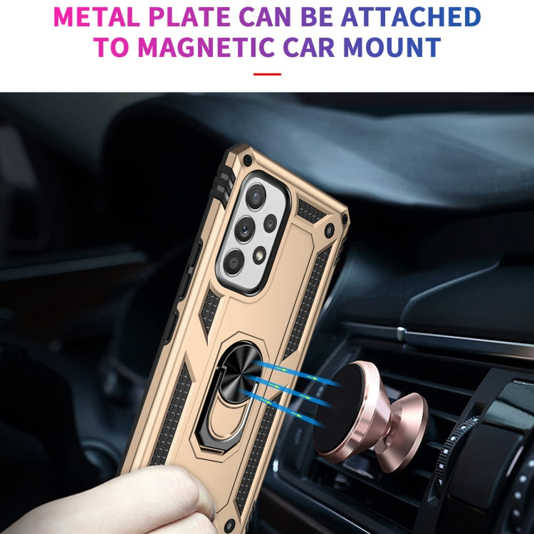For Samsung Galaxy A53 5G Shockproof TPU + PC Phone Case(Gold) by buy2fix