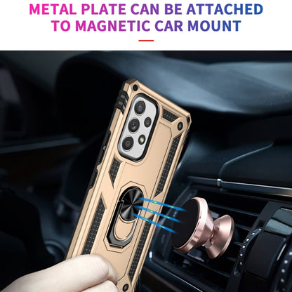 For Samsung Galaxy A53 5G Shockproof TPU + PC Phone Case(Gold) by buy2fix